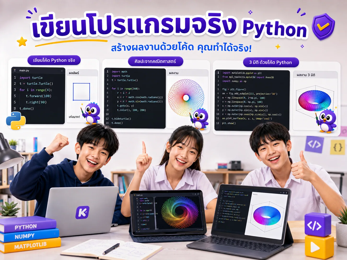 ระดับ ม.1–3